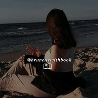 brunettewithbook